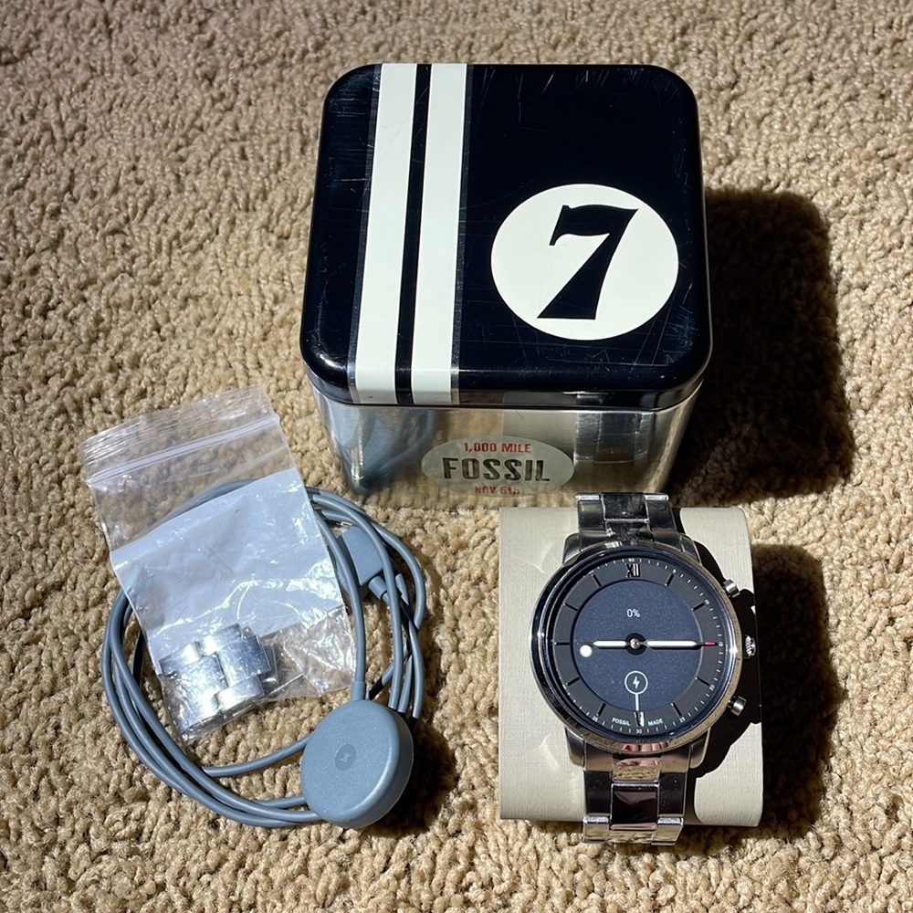 Mens Fossil Hybrid HR Smartwatch